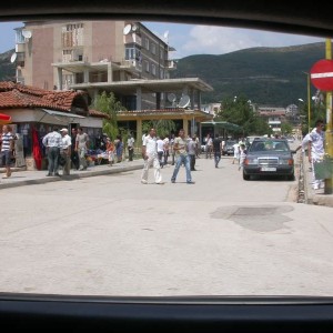 Κωμόπολη της ανατολικής Αλβανίας