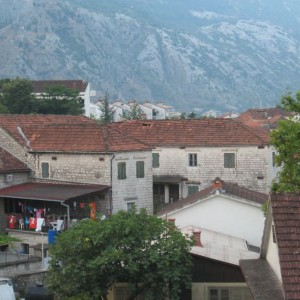 Η θέα από το δωμάτιο στο Kotor