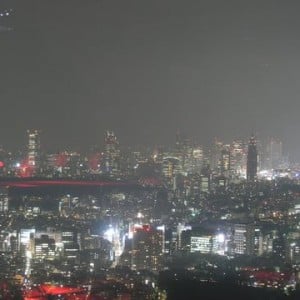 Θέα του Τόκυο από την κορυφή του ουρανοξύστη Roppongi Hills