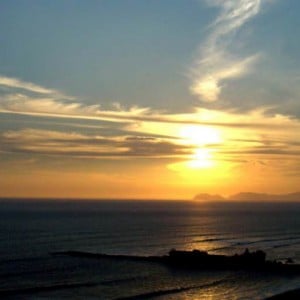 Sunset at Costa Verde (Miraflores, Lima)