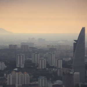 Θέα από τον KL TOWER μετά από απογευματινή βροχή - KUALA LUMPUR