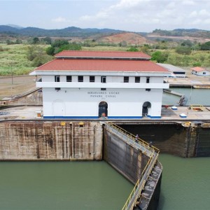 The Canal... Miraflores Locks...