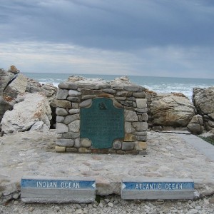 cape agulhas the southern most tip off africa-two oceans