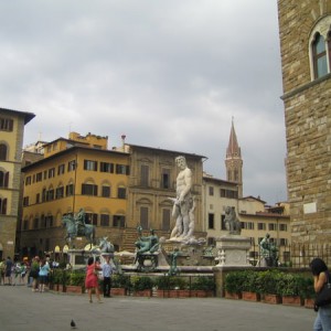Η κρήνη του Ποσειδώνα, Piazza della Signoria