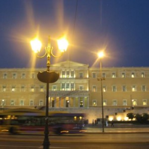 athens by night