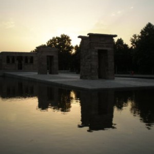 Templo de Debod by dusk