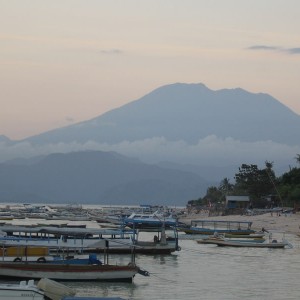 Και το Mt. Agung επιβλητικό στο βάθος...