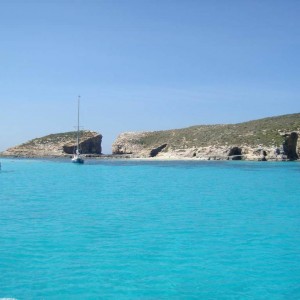 Blue lagoon, Comino island