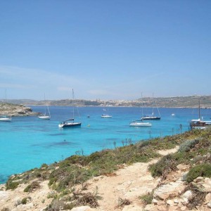 Blue lagoon, Comino island