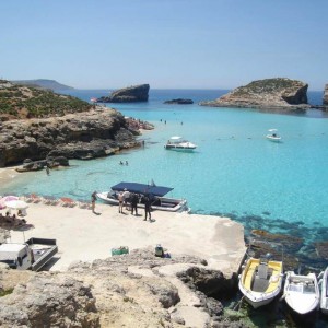 Blue lagoon, Comino island