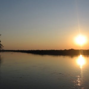 Ηλιοβασίλεμα στον Οκαβάνγκο