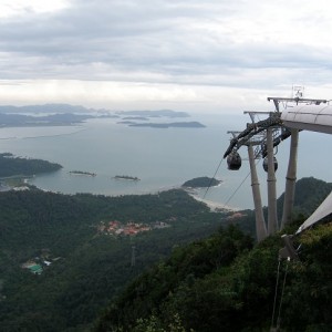 Θέα από το τελεφερίκ στο Langkawi