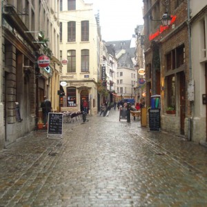 Brussels road near Grand Place
