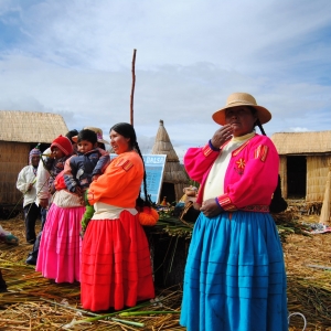 Uros Island,Lago Titikaka