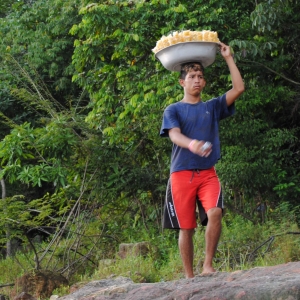 Punta Negra,Manaus,Brazil. Fried bananas