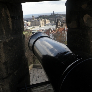 Edinburgh castle view