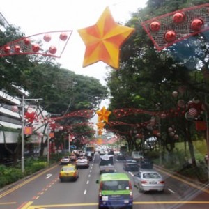 Χριστουγεννιάτικος στολισμός στην Orchard Road