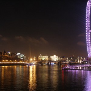 London eye by night