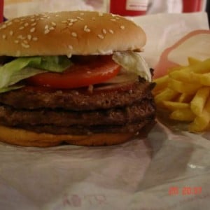 Triple Whopper στα Burger King - Αεροδρόμιο Ζυρίχης