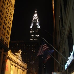 Chrysler Building το βράδυ
