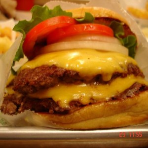 Double shackburger στα Shake Shack