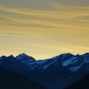 Dawning on the Alps