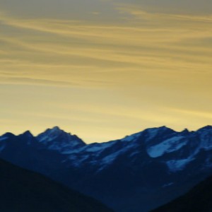 Dawning on the Alps