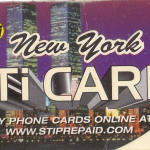 International Phone Card front