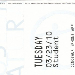 American Museum of Natural History ticket