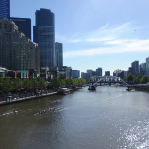 Μελβούρνη. Yarra city river.