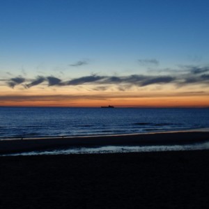 Μελβούρνη. Ηλιοβασίλεμα στην παραλία St Kilda.