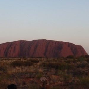 Uluru το ηλιοβασίλεμα