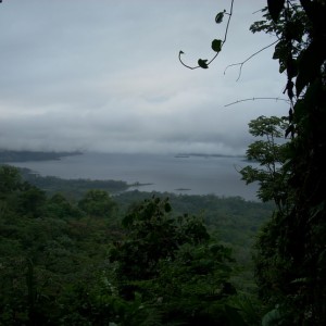 Lake volcano Arenal