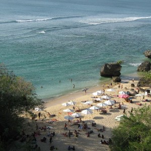 Padang Padang beach