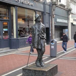 Το αγαλμα του James Joyce