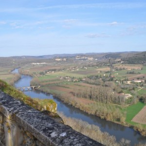 Dordogne river view from Domme