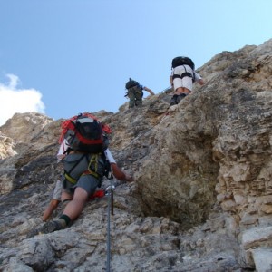 Δολομίτες - Via ferrata Cesco Tomaselli