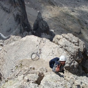 Δολομίτες - Via ferrata Cesco Tomaselli