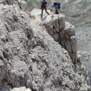 Δολομίτες - Via ferrata Cesco Tomaselli