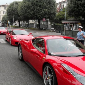 traffic in Italy! Lecco, Lombardia