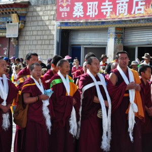 Samye monastery monks