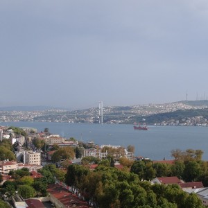 Κωνσταντινούπολη - θέα στο Βόσπορο από δωμάτιο του Swissotel