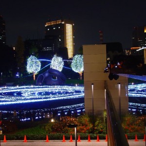 Χριστουγεννιάτικος στολισμός στο Tokyo Midtown