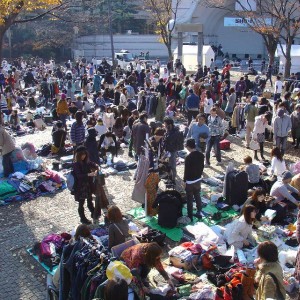 Υπαίθρια αγορά στο πάρκο του Harajuku