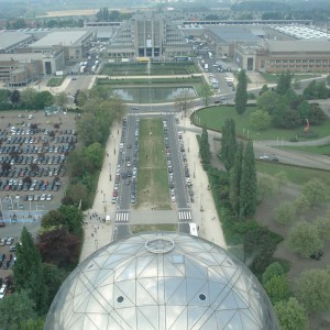 Βρυξέλλες Μάιος 2009 - Θέα από το Ατόμιουμ (Atomium)