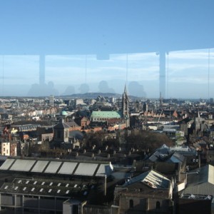 view of dublin, guinness storehouse