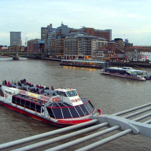 The Thames is liquid history, John Burns-Millenium Bridge London