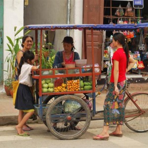 Luang Prabang market...