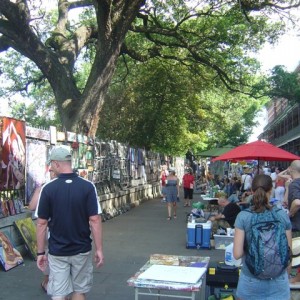 Around James Park, New Orleans, Louisiana, USA