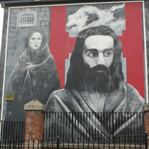 Hunger strike mural
